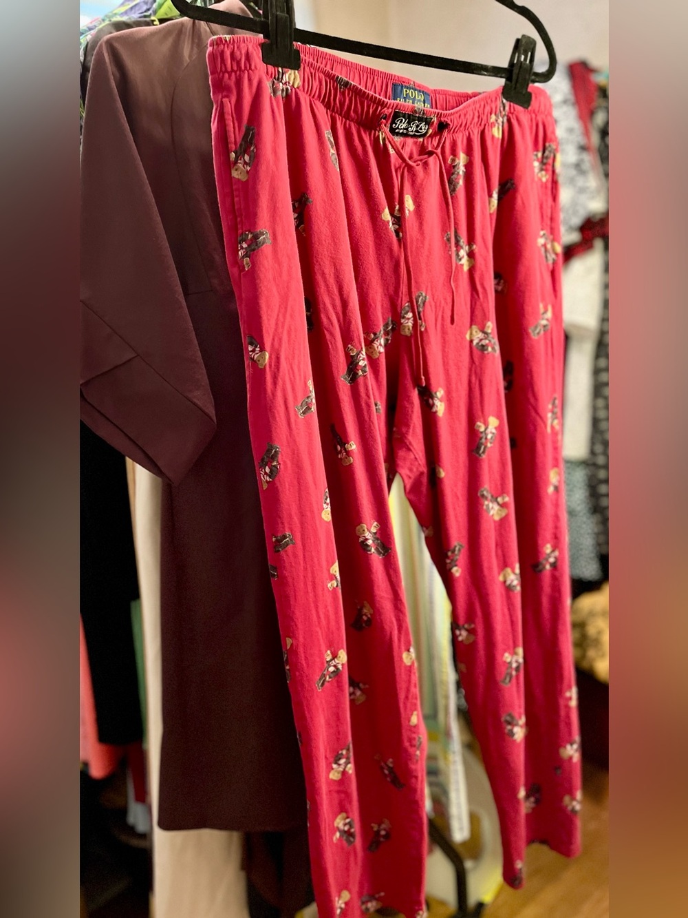 Polo by Ralph Lauren Red Bear Lounge Leggings